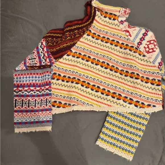 Rag & Bone Hollis Fairisle Wool and Alpaca blend sweater size small - Picture 6 of 6